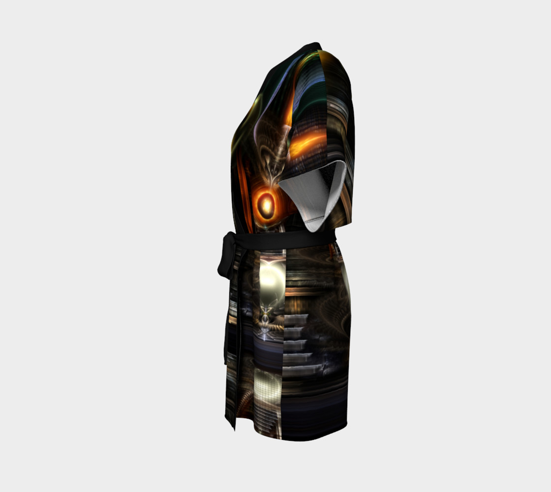 The Throne Room Fractal Art Kimono Robe preview #2