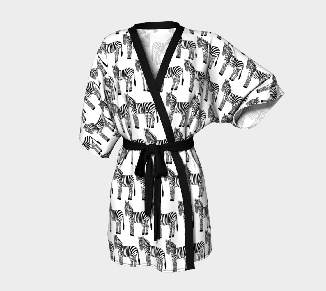 Zebra Kimono preview #1