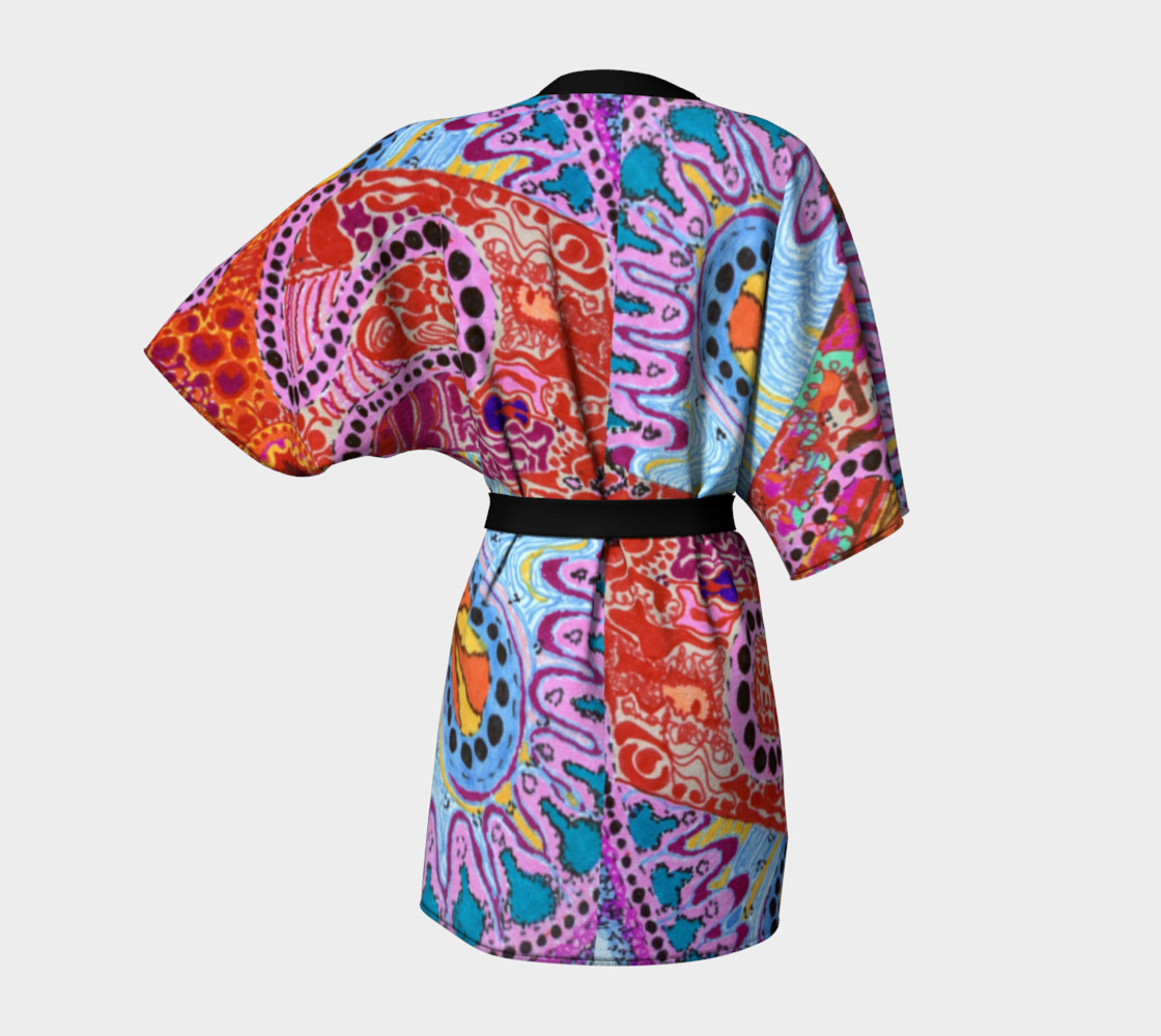 Cellular Spirals Kimono preview #4