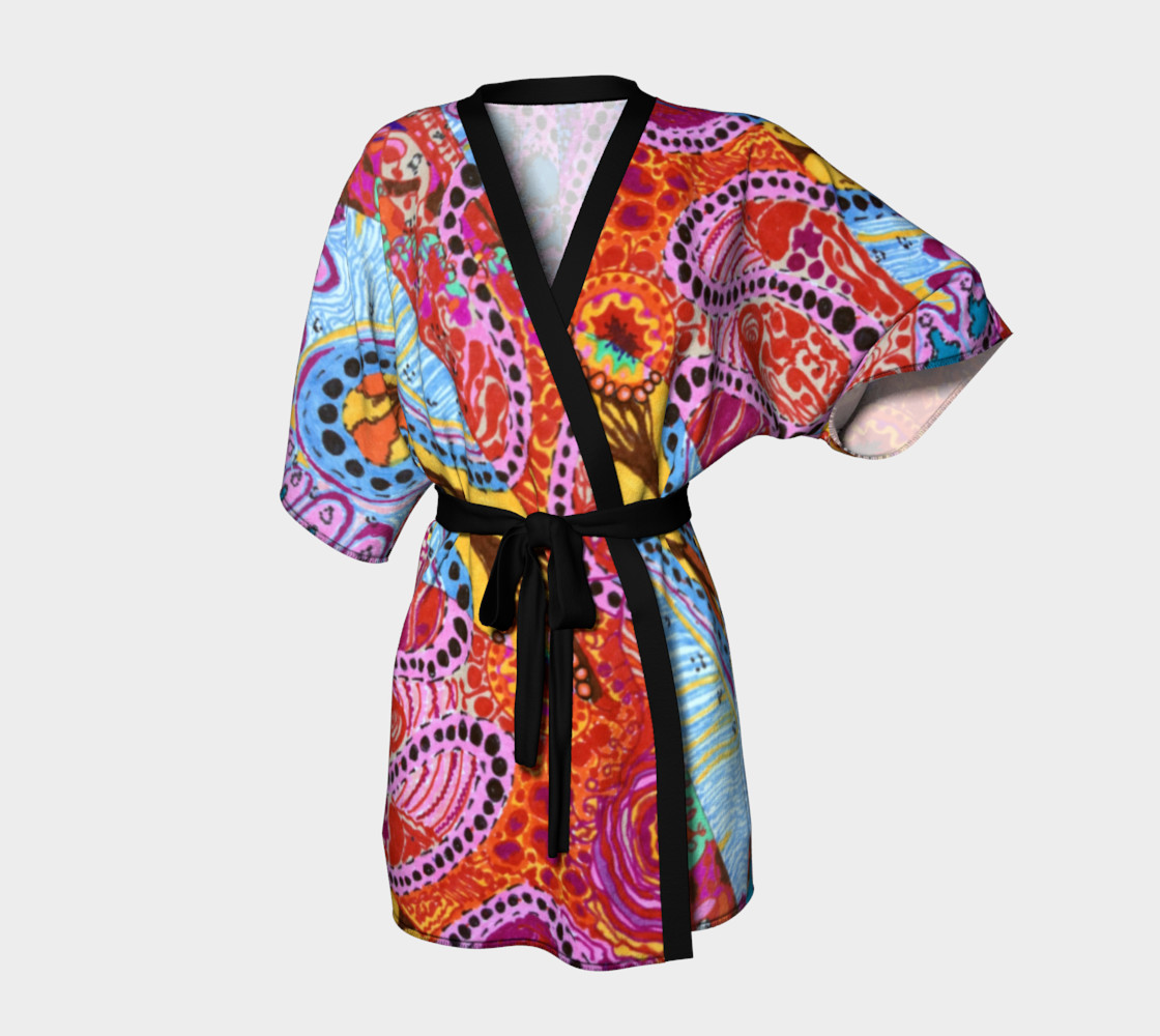 Cellular Spirals Kimono preview #1
