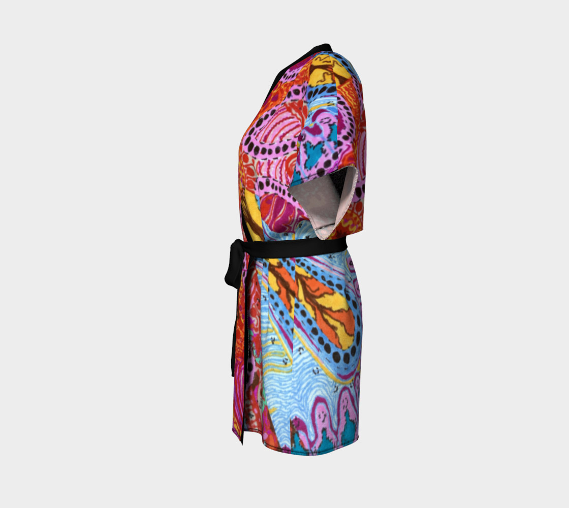 Cellular Spirals Kimono preview #2