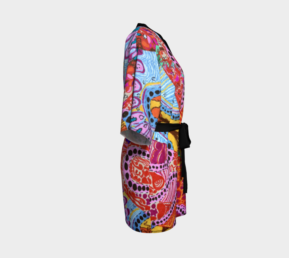 Cellular Spirals Kimono preview #3