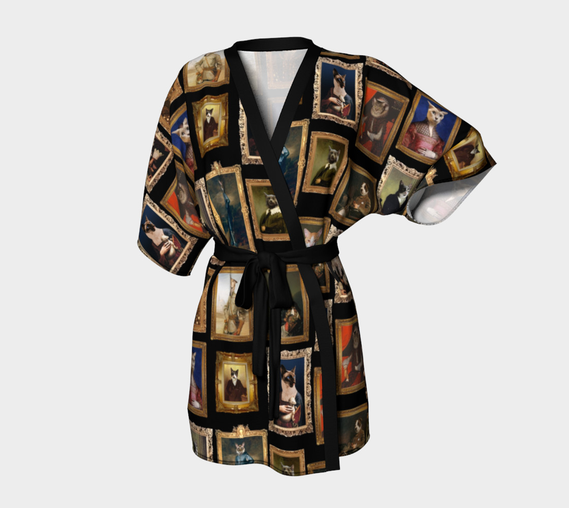 Baroque Pet Portraits - Kimono Robe preview #1