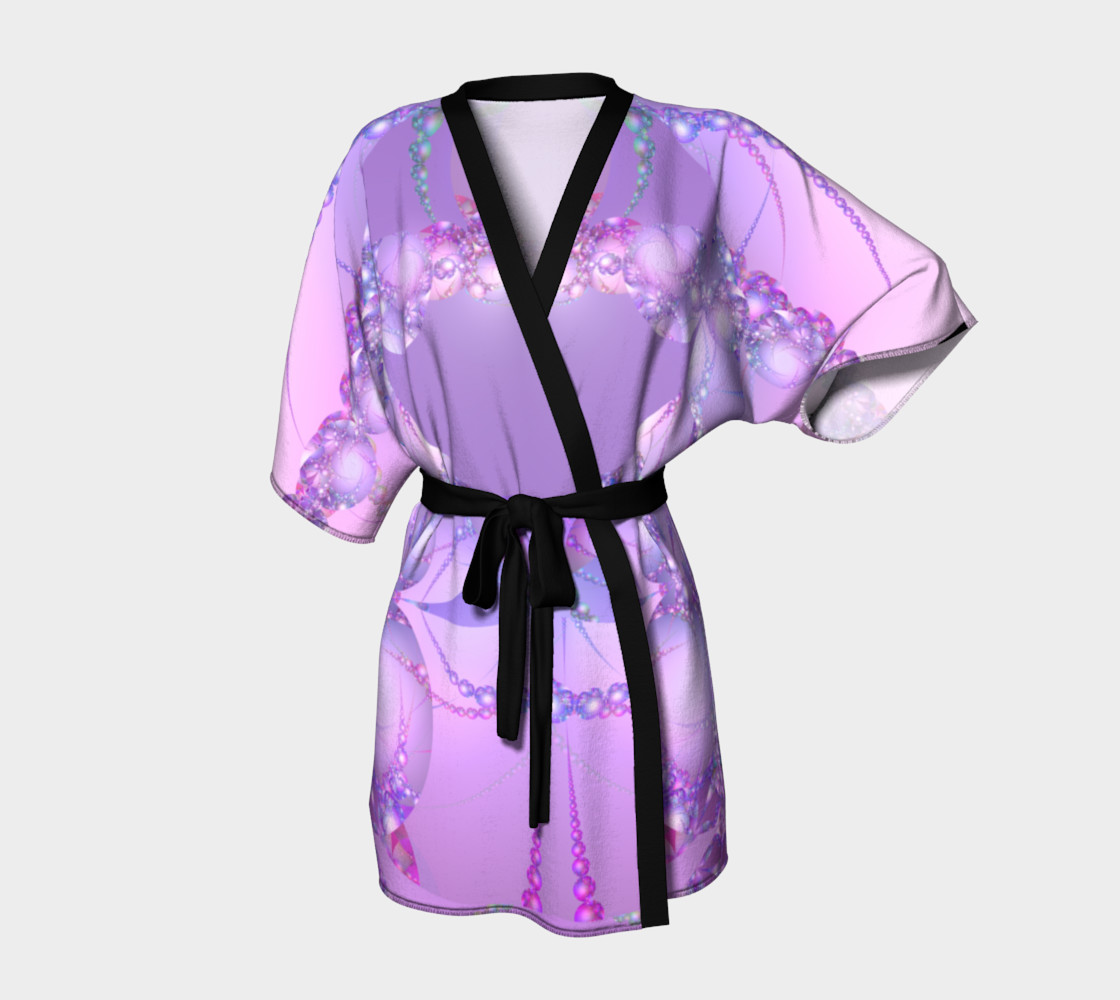 Bubble Fractal in Spring Purples and Pink preview #1