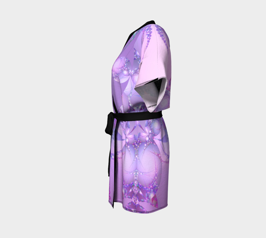 Bubble Fractal in Spring Purples and Pink preview #2