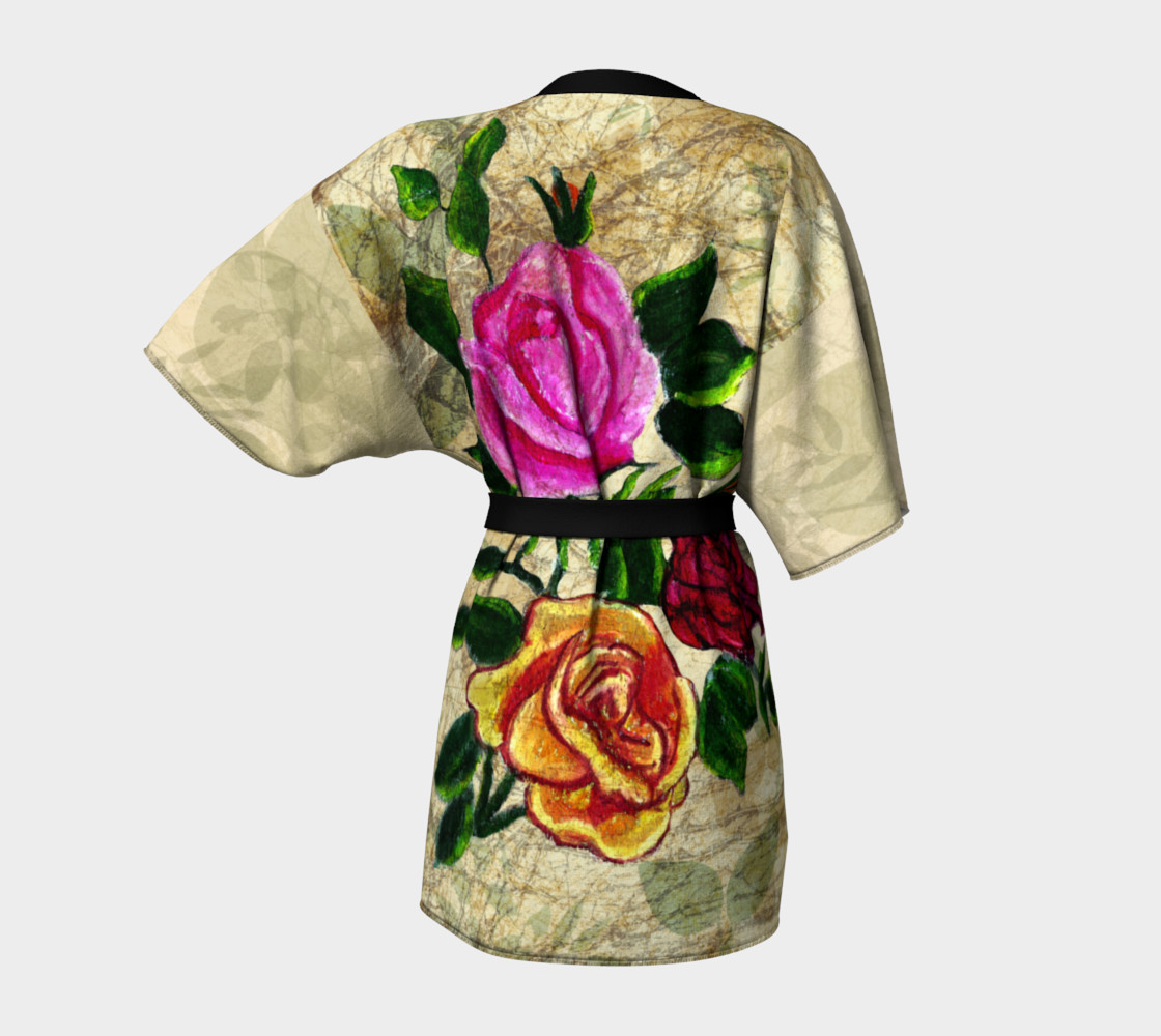 Vintage Roses Kimono by Tabz Jones preview #4