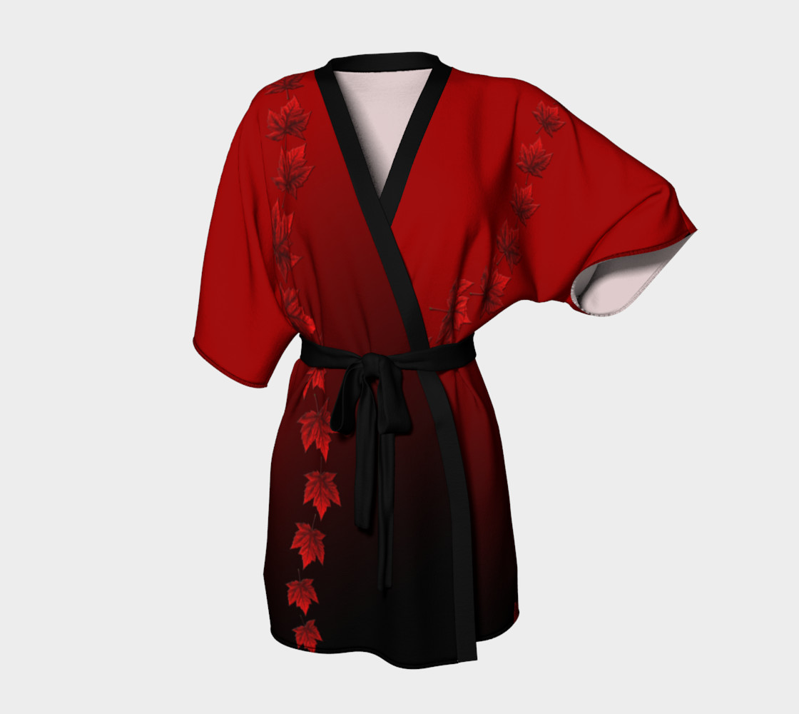 Canada Robe Canada Maple Leaf Kimono Robe preview #1