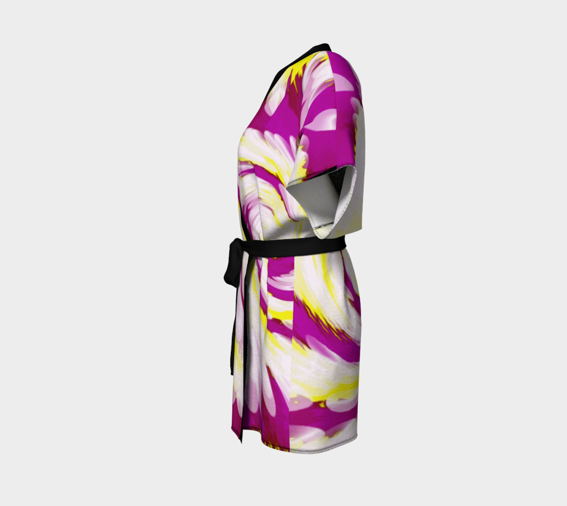 Pink Yellow Swirl preview #2