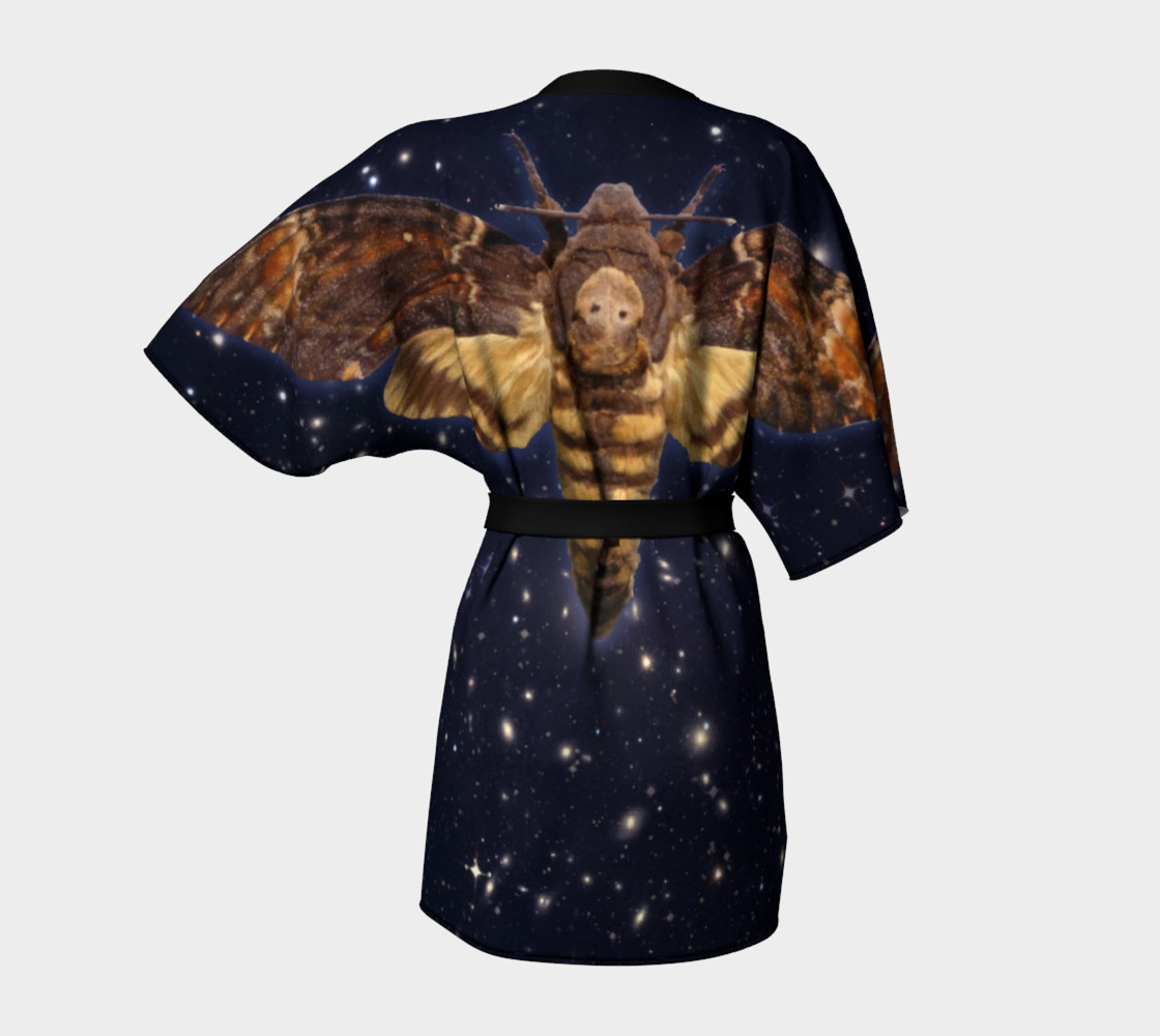 Stellar Death's Head Moth Kimono Robe preview #4