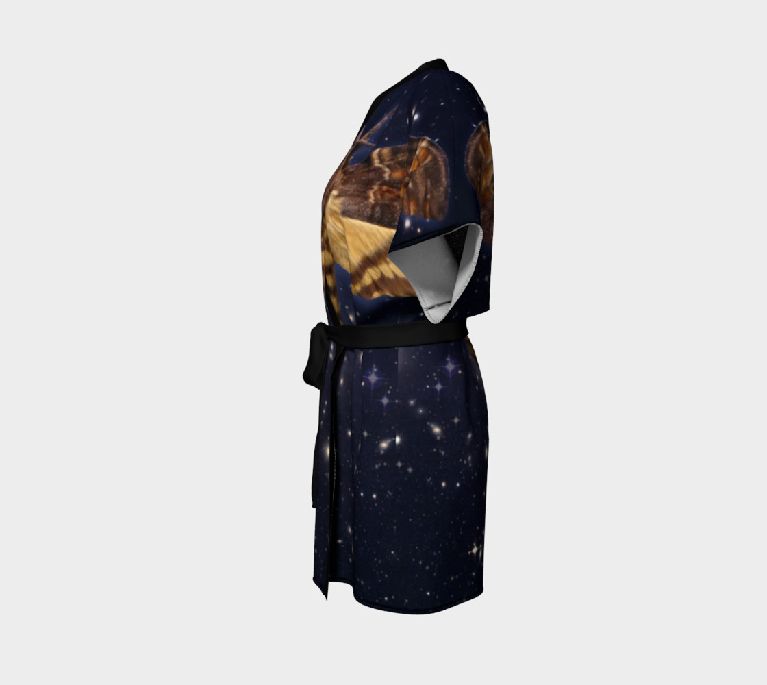 Stellar Death's Head Moth Kimono Robe preview #2