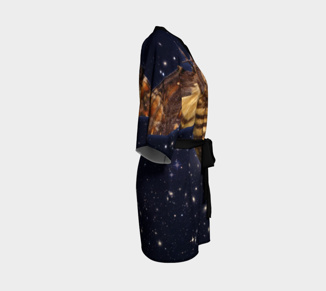 Stellar Death's Head Moth Kimono Robe preview #3
