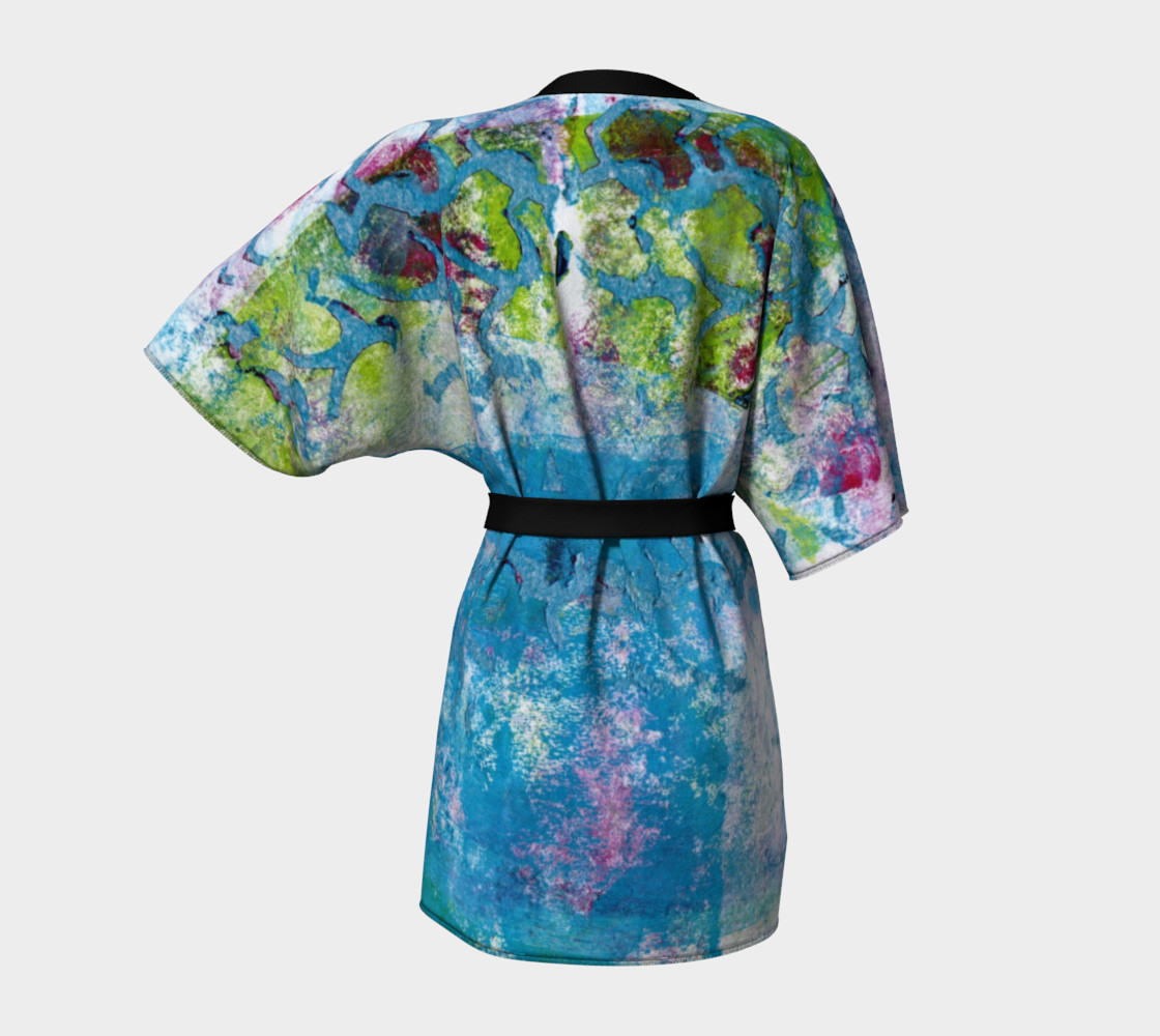 Multicolored Kimono Robe preview #4