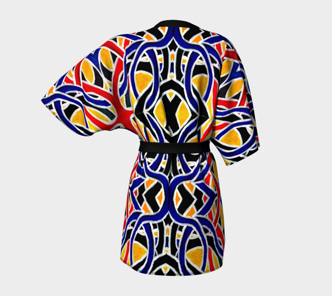 Incan Maze Kimono Robe preview #4
