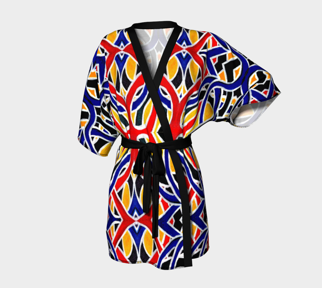 Incan Maze Kimono Robe preview #1