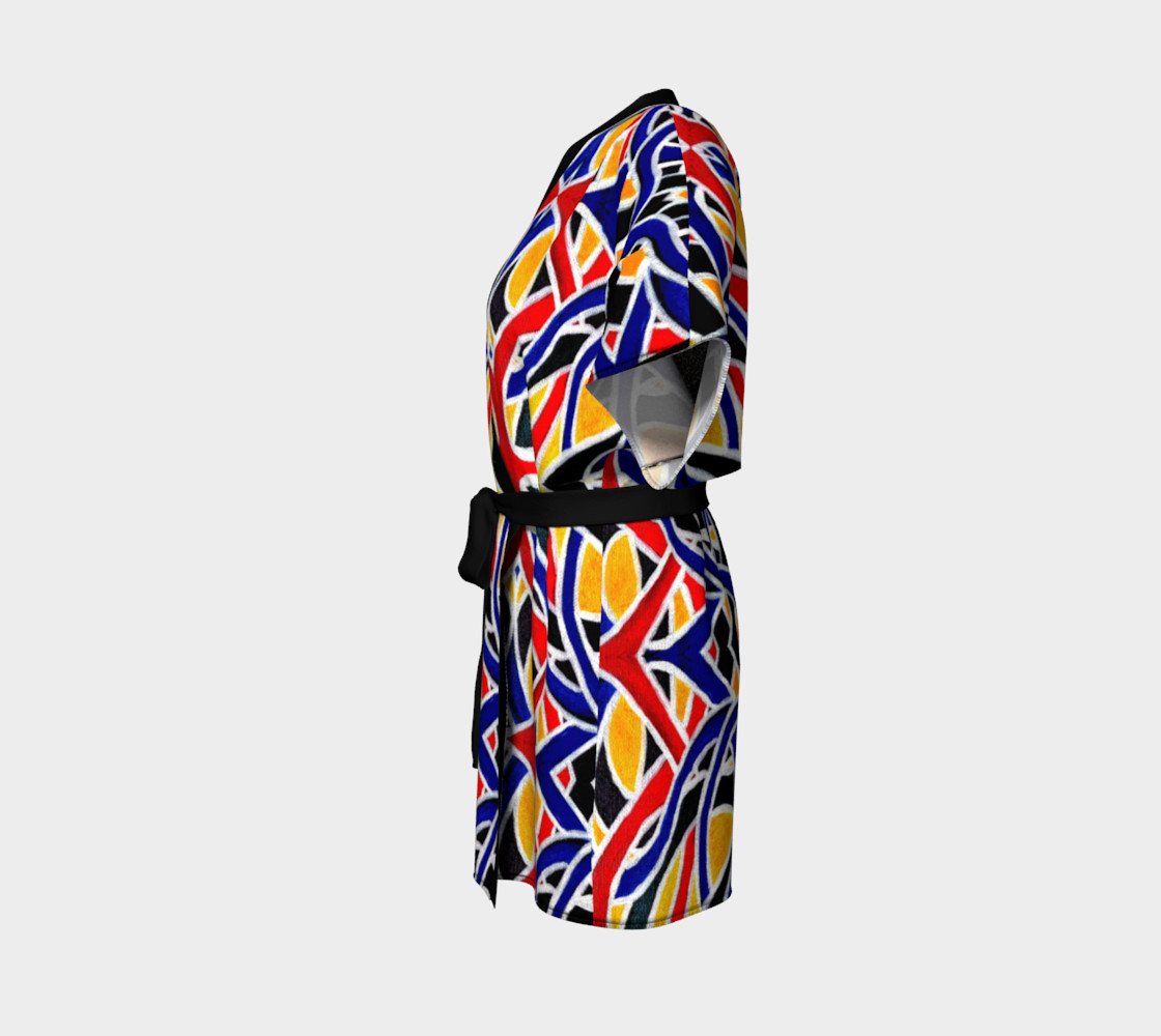 Incan Maze Kimono Robe preview #2