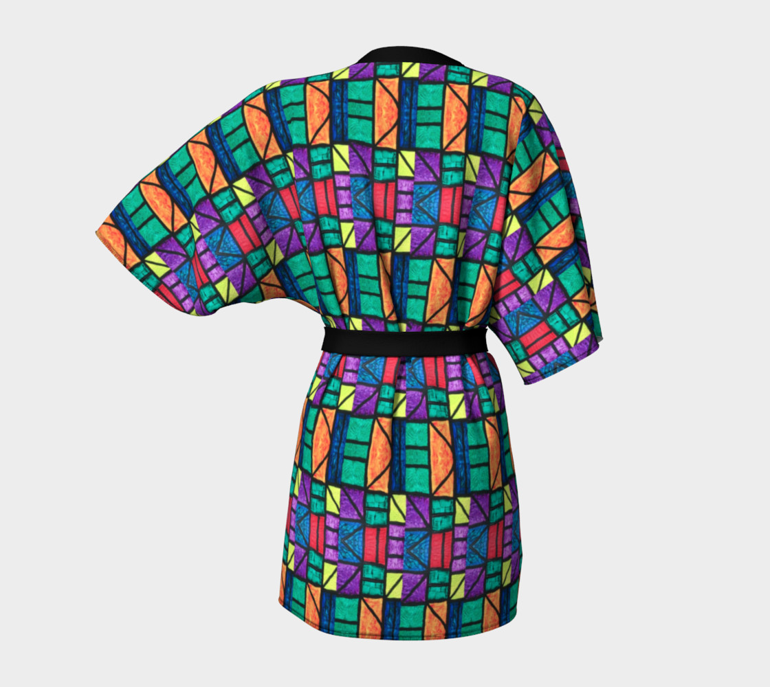 Art Deco Stained Glass Kimono preview #4