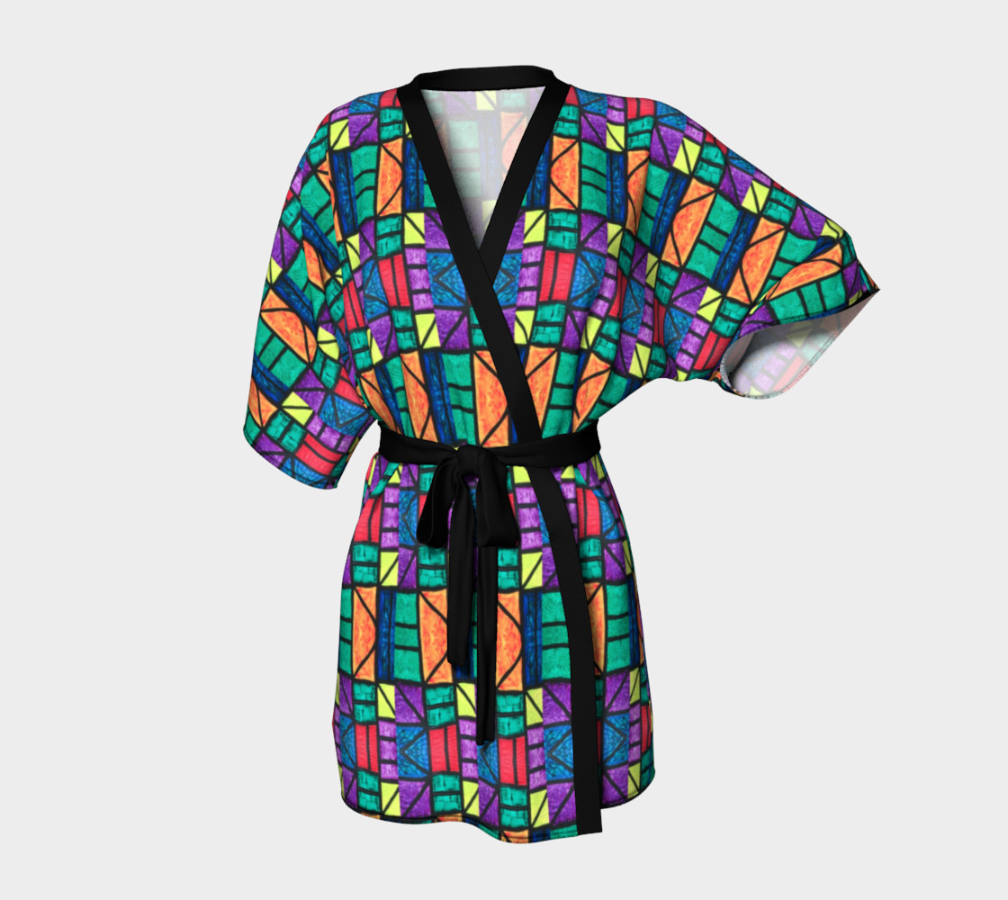 Art Deco Stained Glass Kimono preview #1