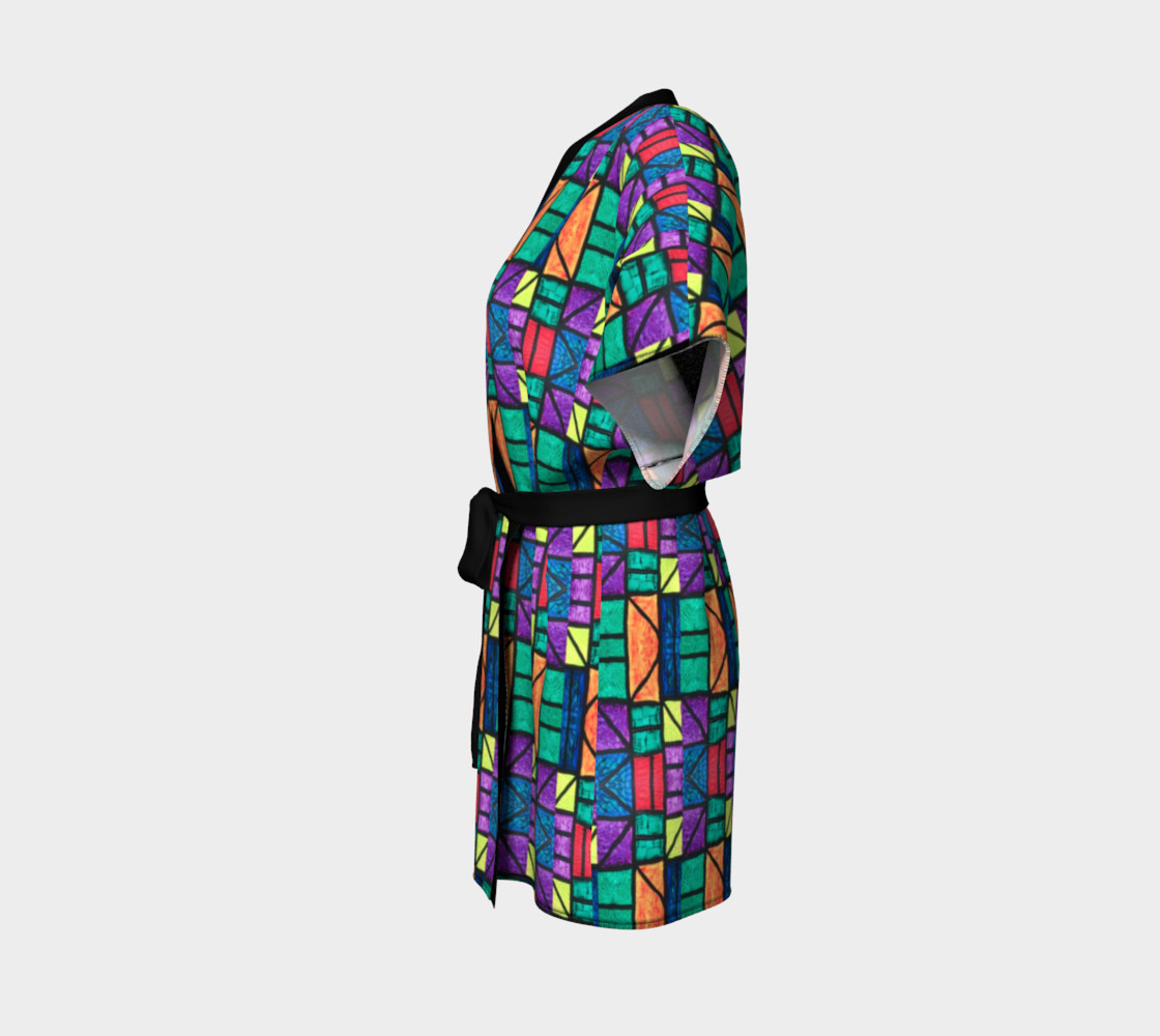 Art Deco Stained Glass Kimono preview #2