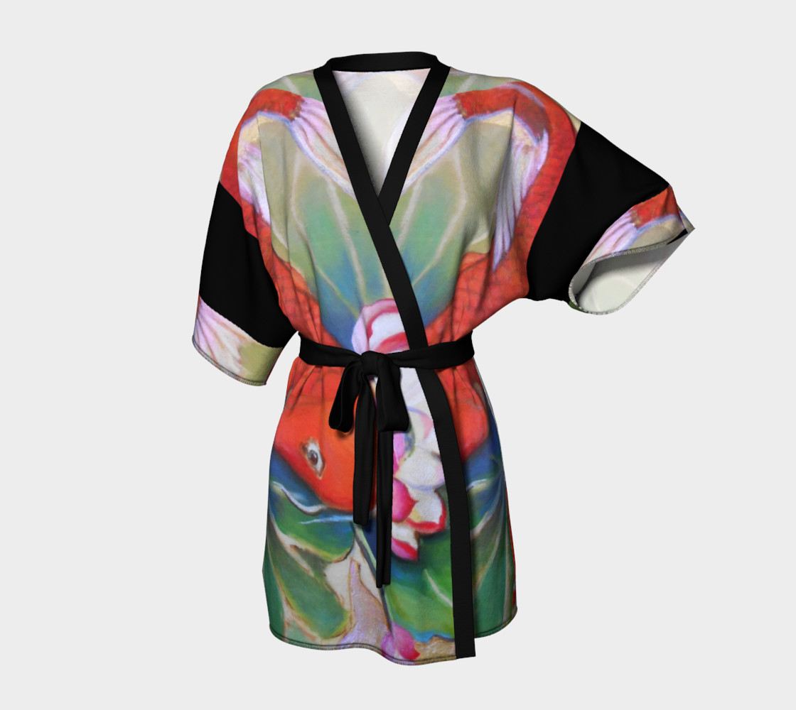 Koi and Lotus Kimono preview #1