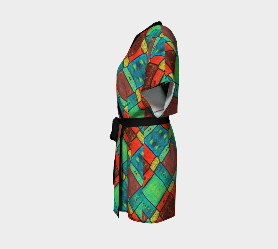 Coney Island Mosaic II Kimono Robe preview #2