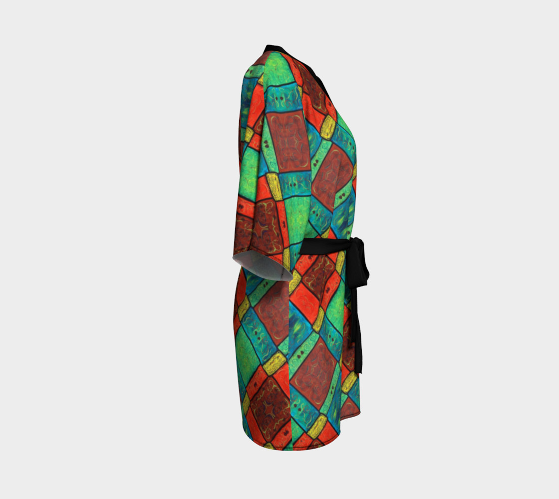 Coney Island Mosaic II Kimono Robe preview #3