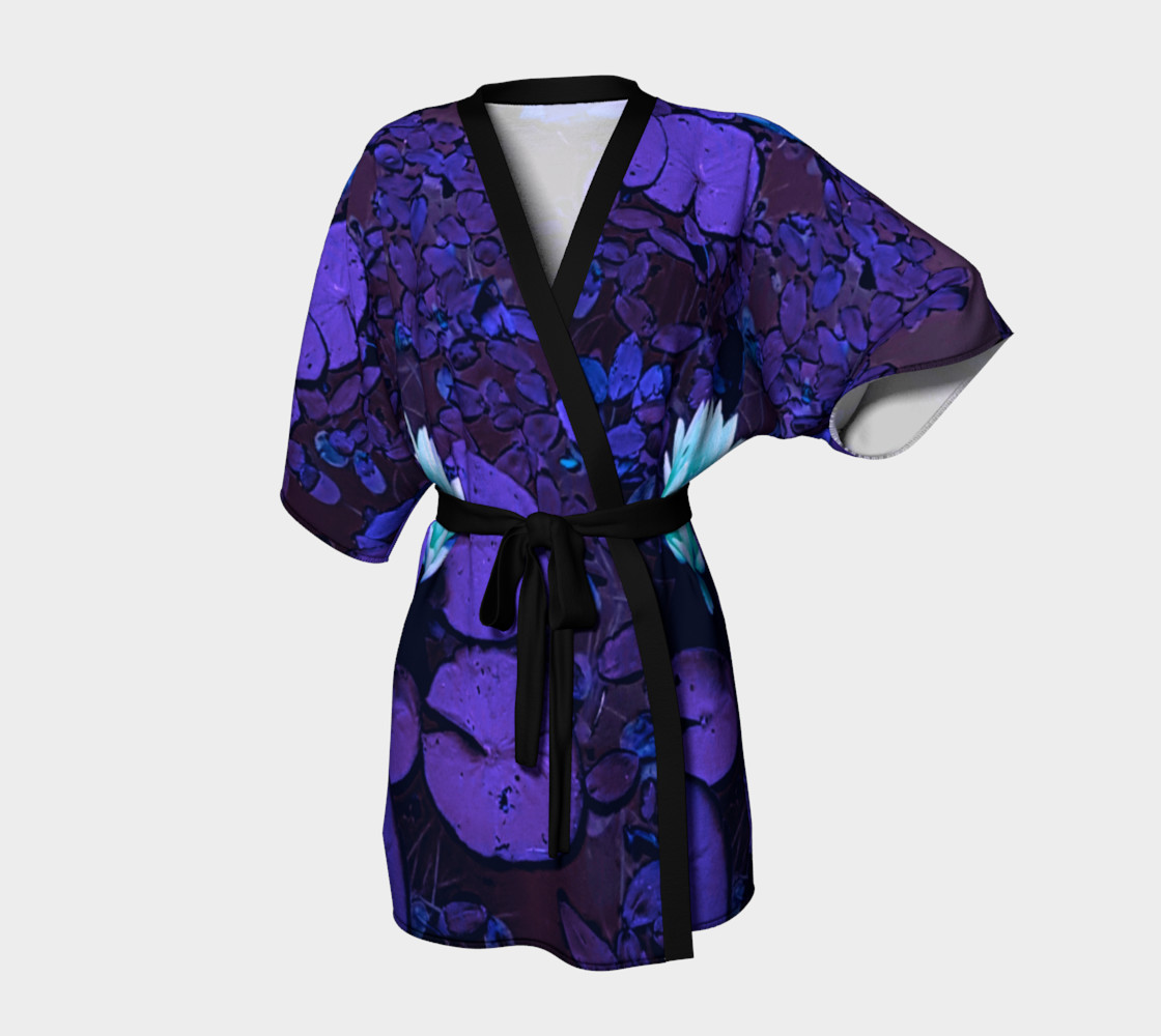 Lotus Flower Purple Turquoise preview #1