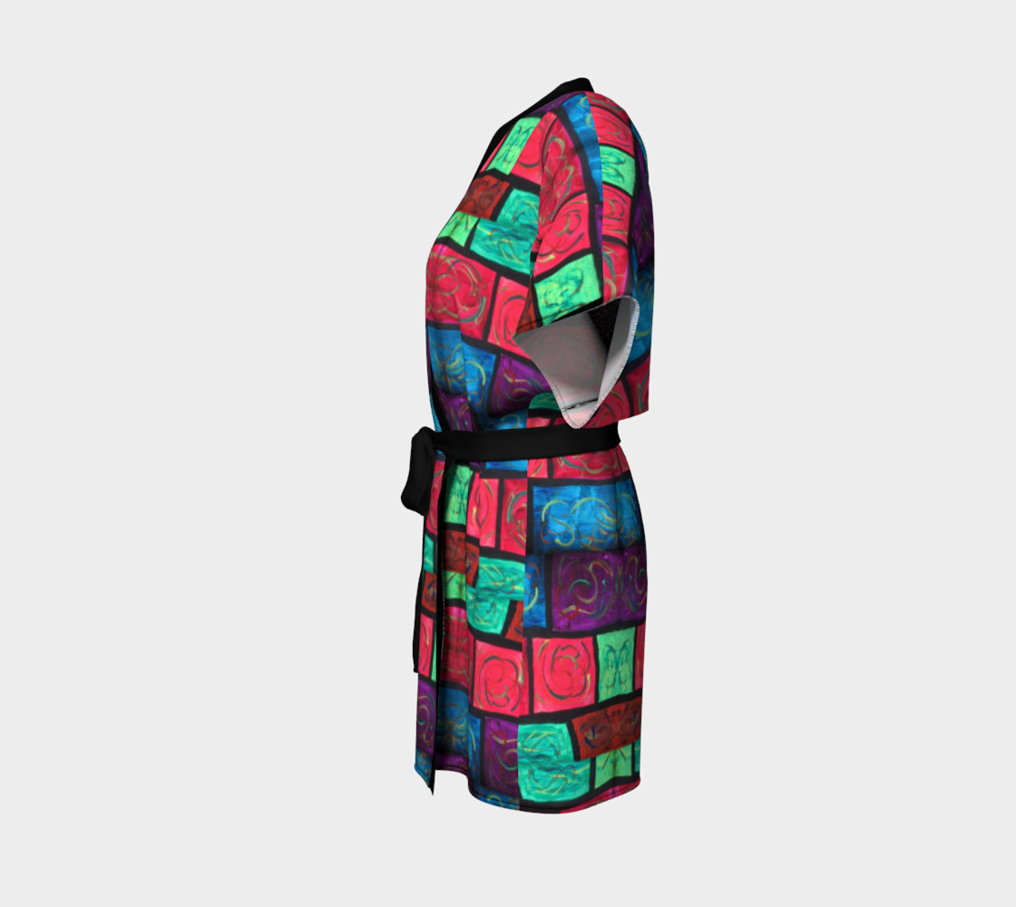 Path Mosaic Kimono Robe preview #2