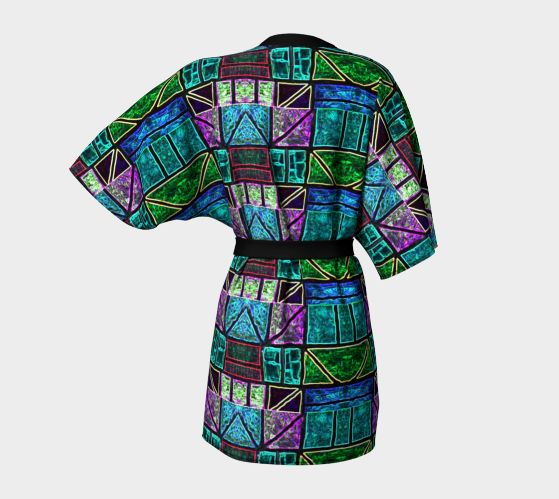 Charlevoix Stained Glass Kimono Robe preview #4