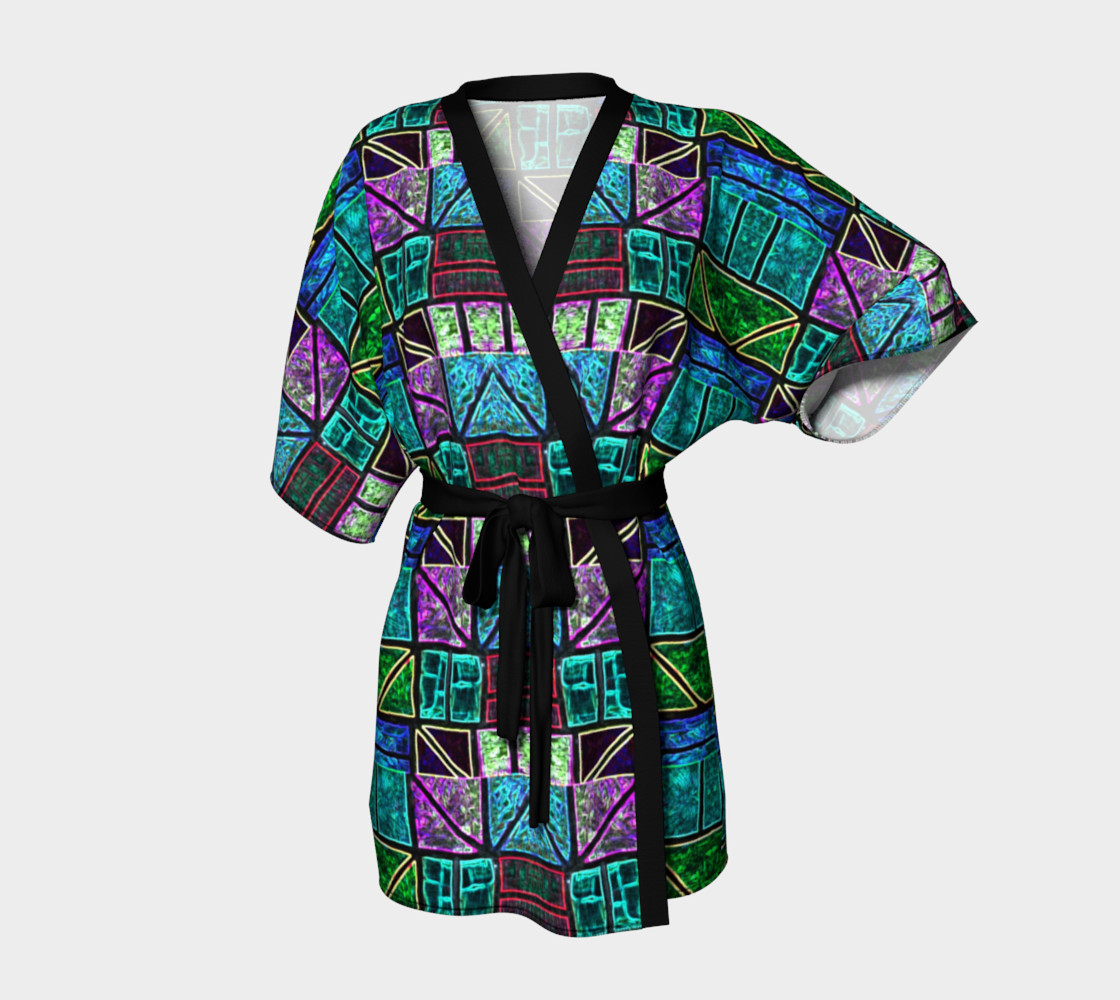 Charlevoix Stained Glass Kimono Robe preview #1
