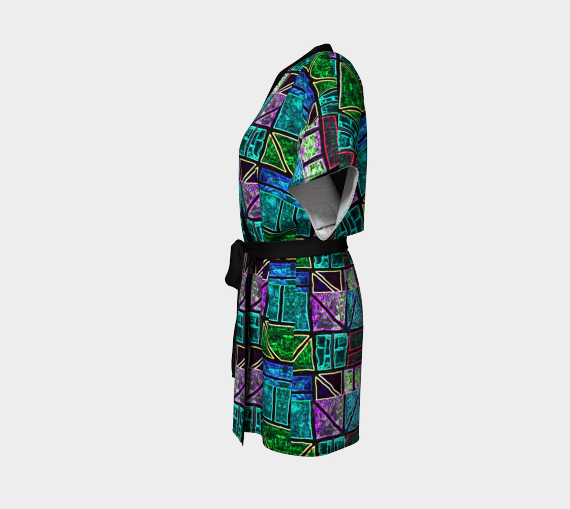 Charlevoix Stained Glass Kimono Robe preview #2