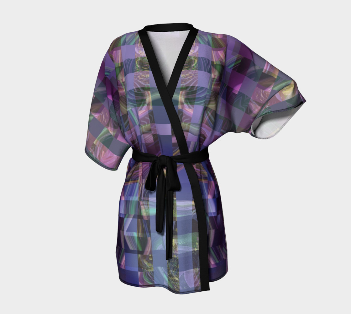 Plaid Dreams Kimono preview #1