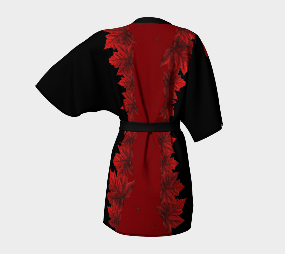 silk kimono robe canada