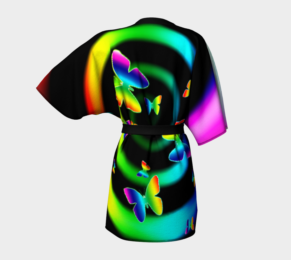 Rainbow spiral butterflies preview #4
