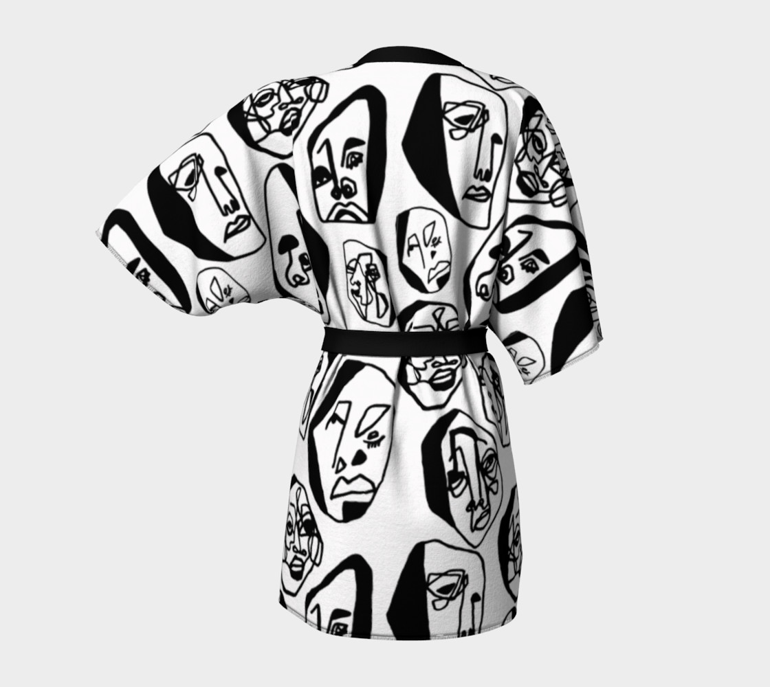 7 FACES OF CURSE KIMONO WHITE preview #4