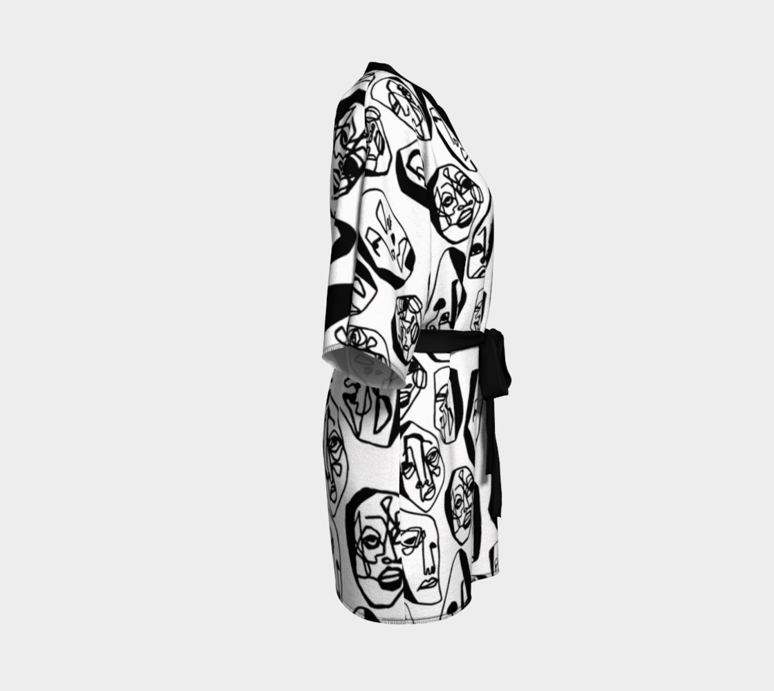 7 FACES OF CURSE KIMONO WHITE preview #3