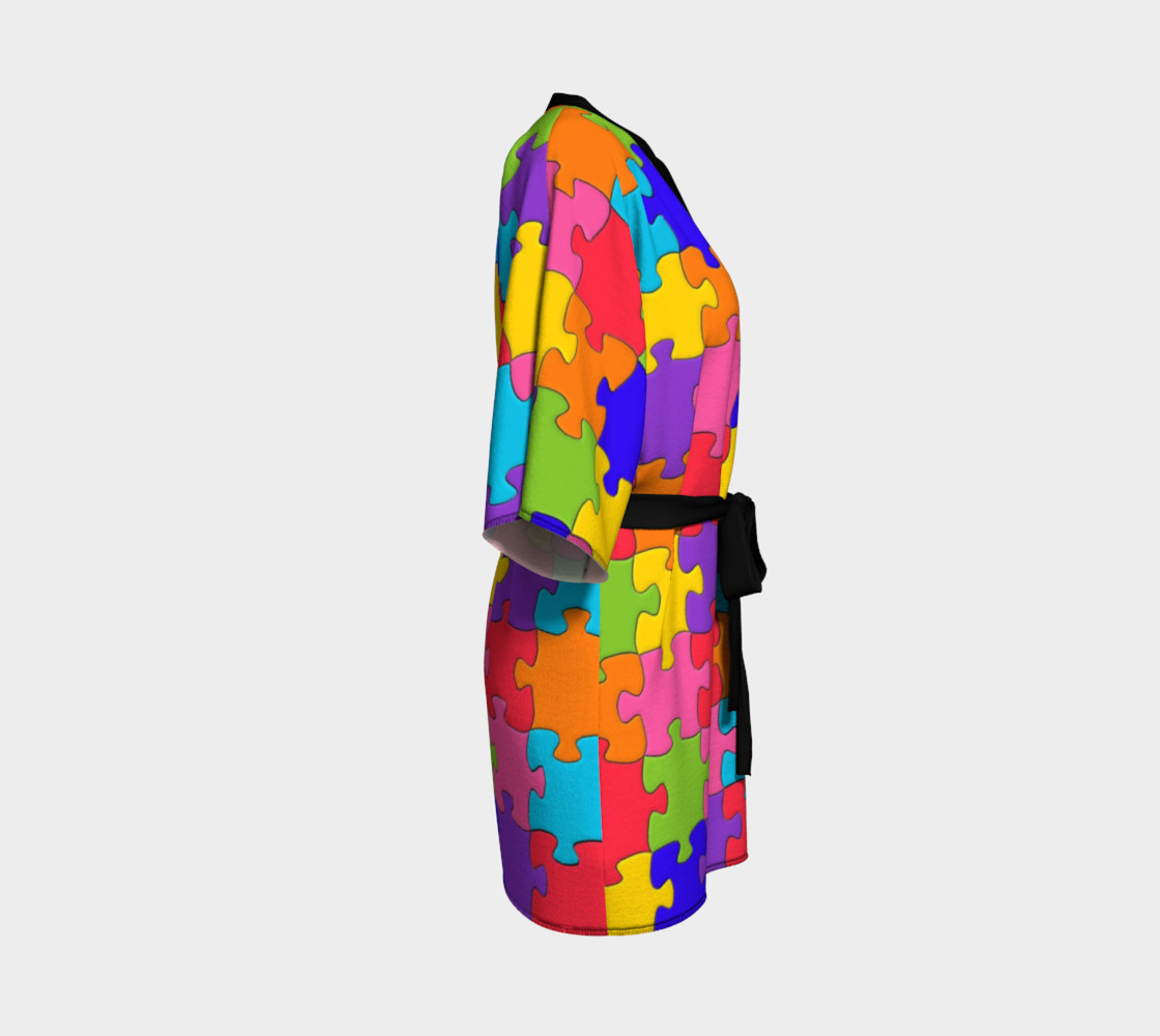 Funny Colorful Jigsaw Puzzle Pieces preview #3