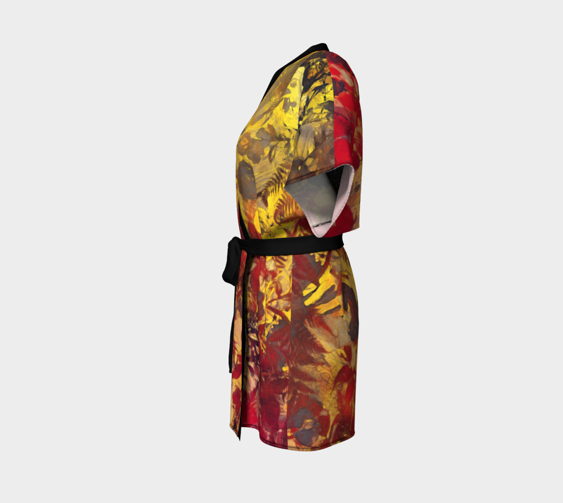 kimono robe flowers preview #2