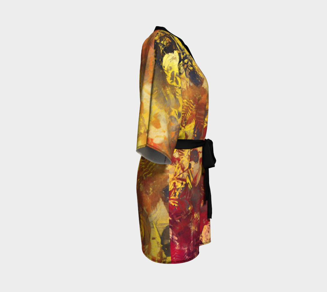 kimono robe flowers preview #3