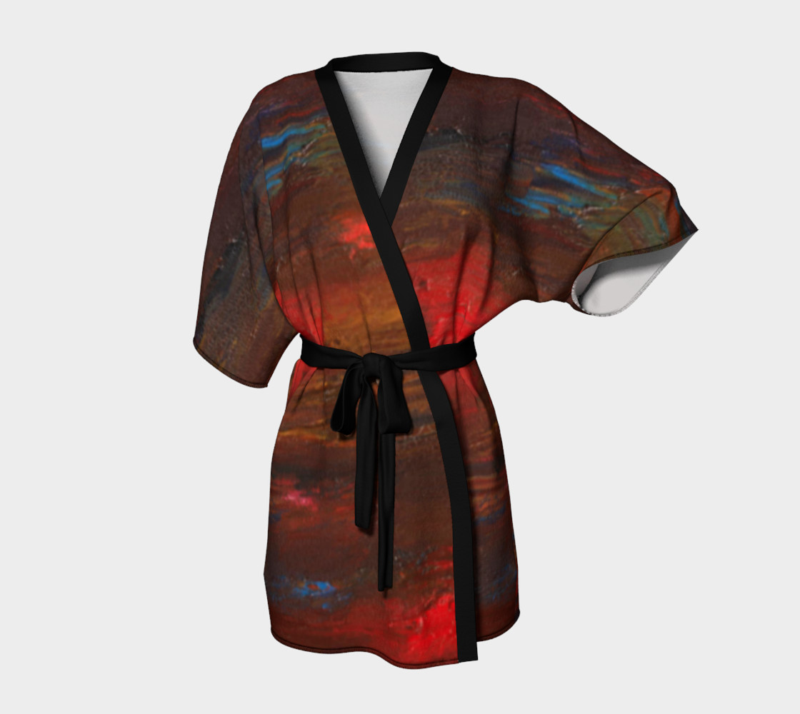 Crimson Ocean Kimono preview #1