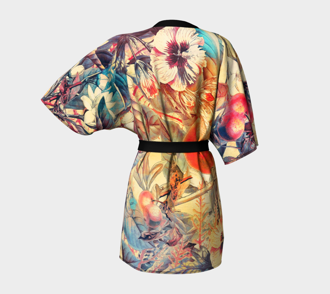 kimono robe flowers pastel preview #4