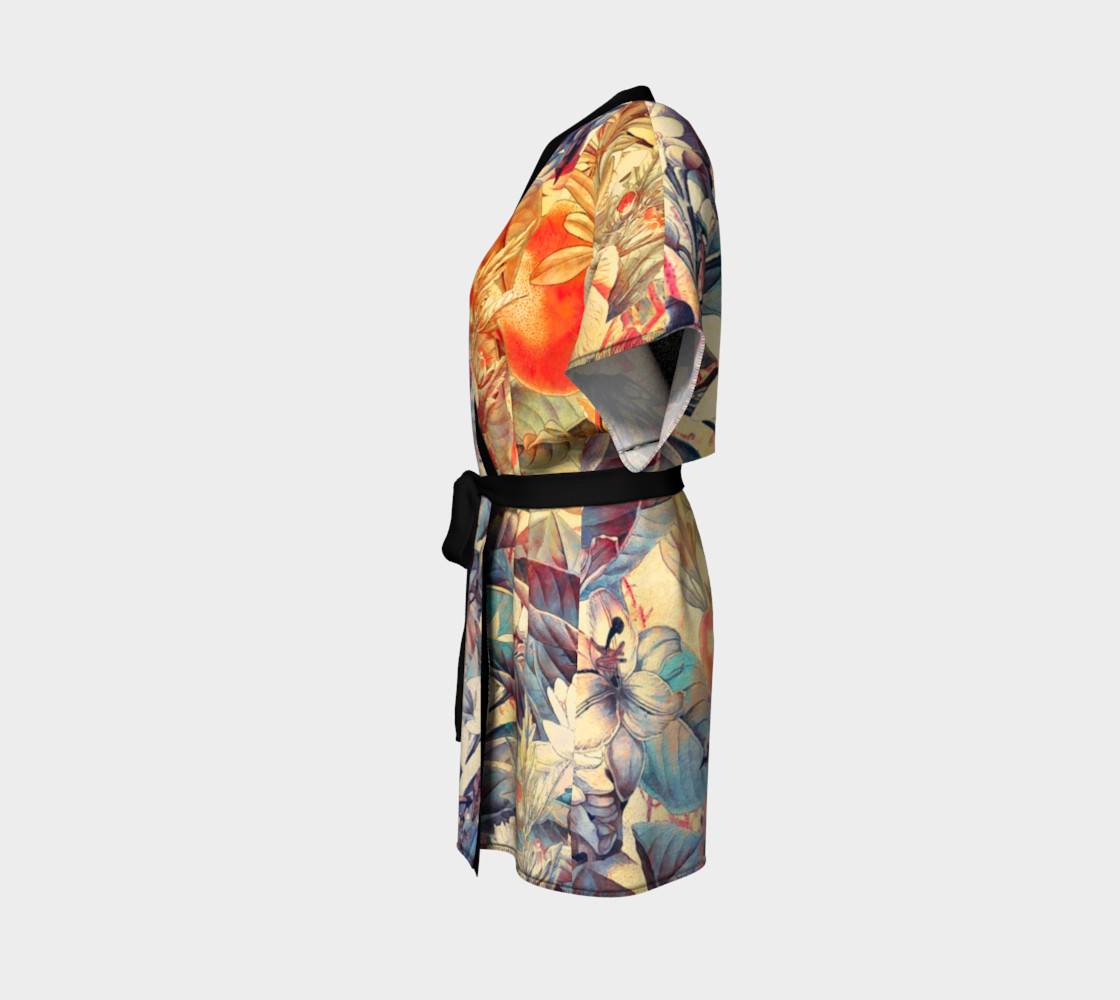 kimono robe flowers pastel preview #2