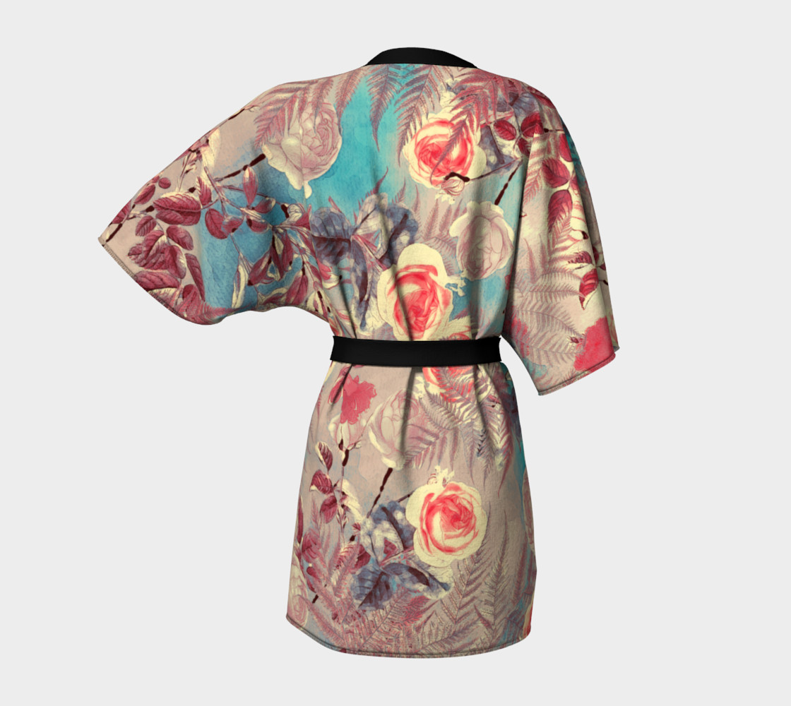 kimono robe flowers pastel preview #4
