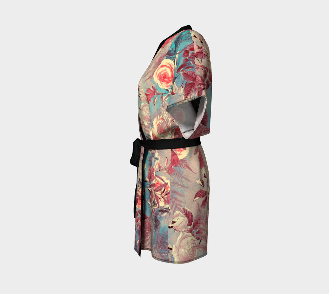 kimono robe flowers pastel preview #2