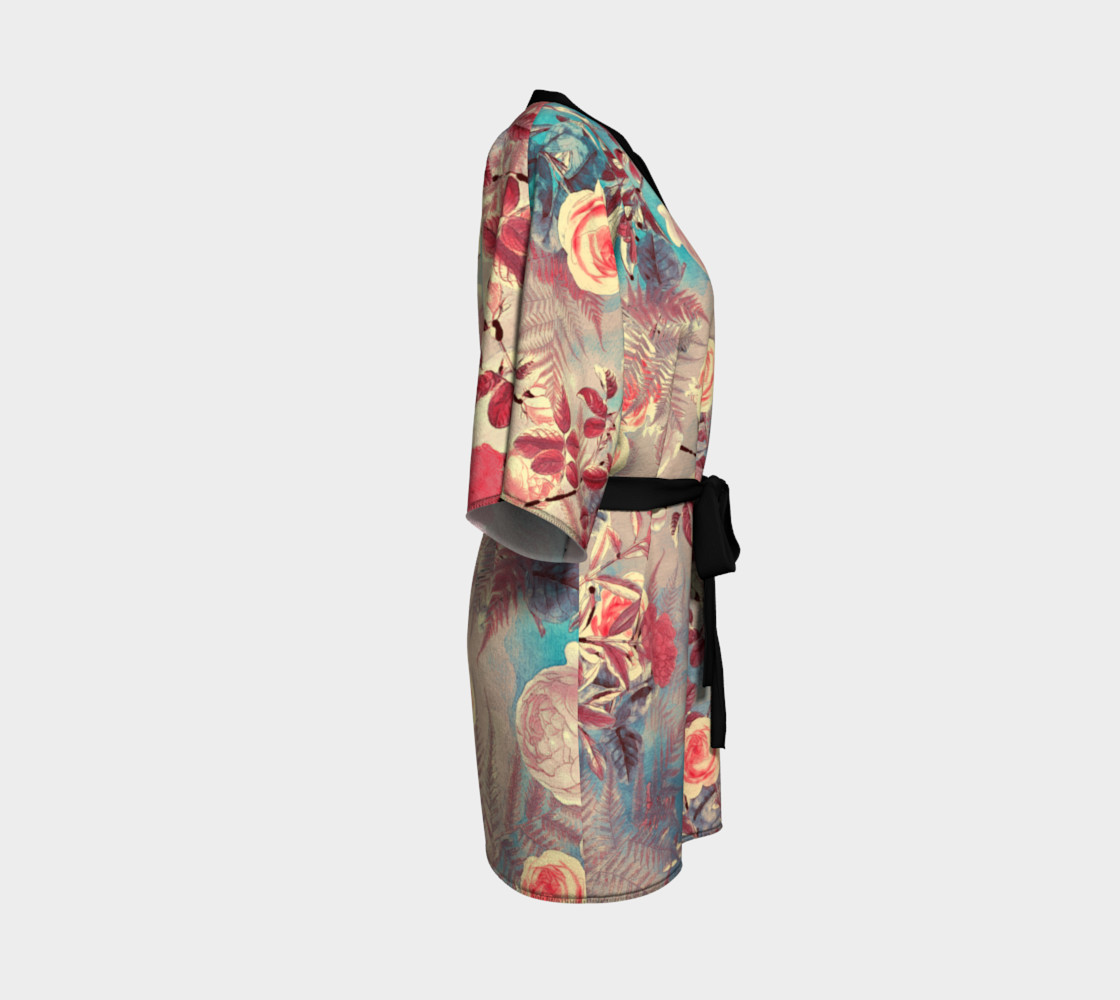 kimono robe flowers pastel preview #3