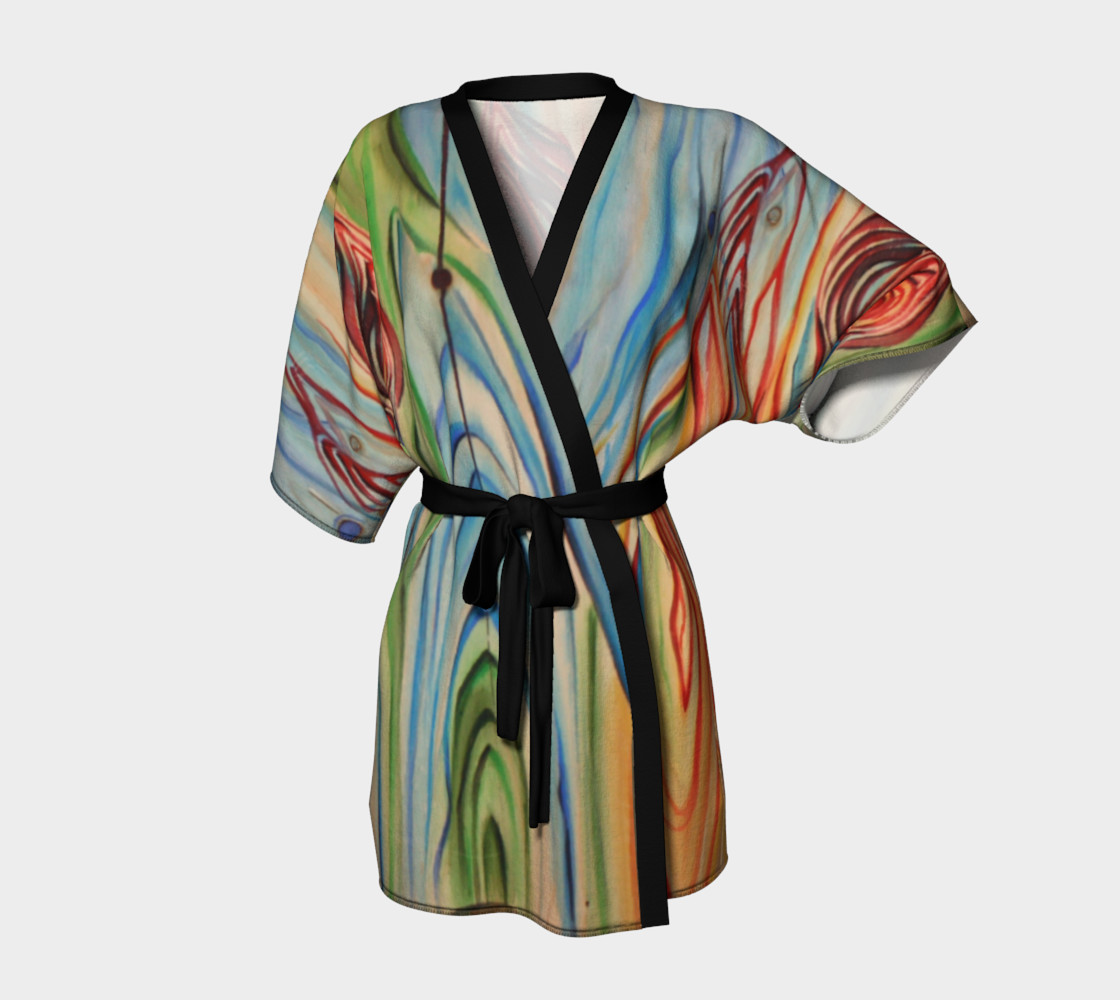 Wood Grain Dressing Robe preview #1