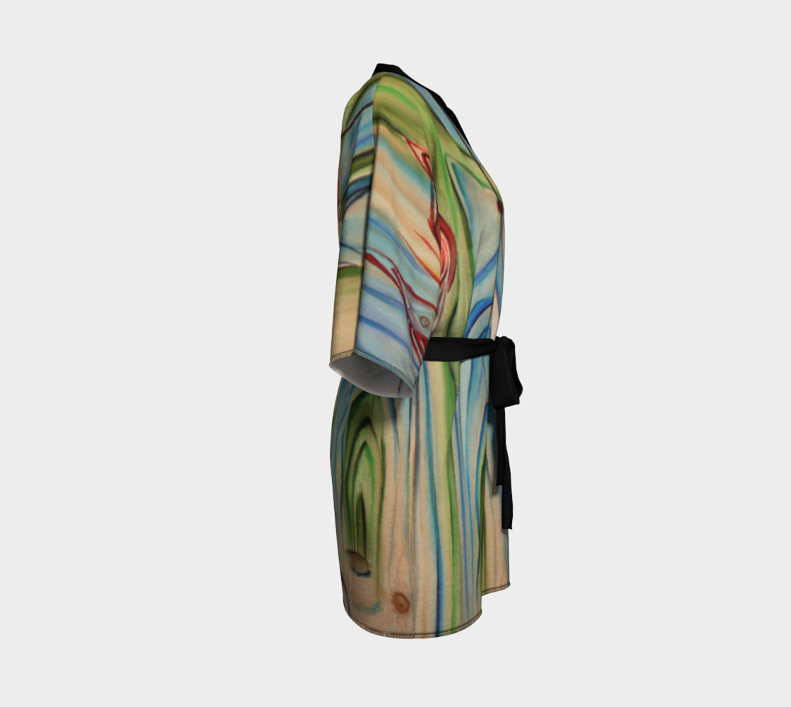 Wood Grain Dressing Robe preview #3