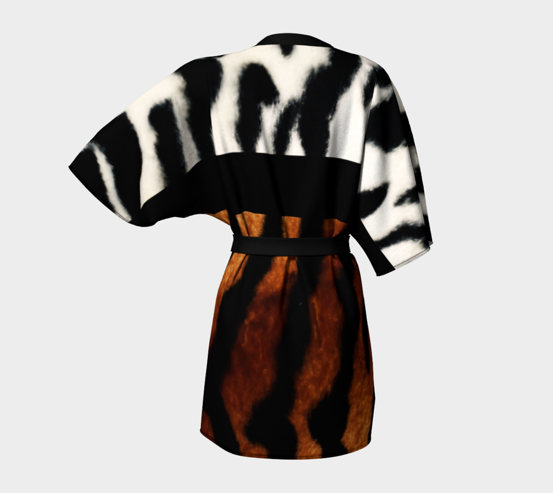 Tiger Fur Kimono Robe by GearX preview #4