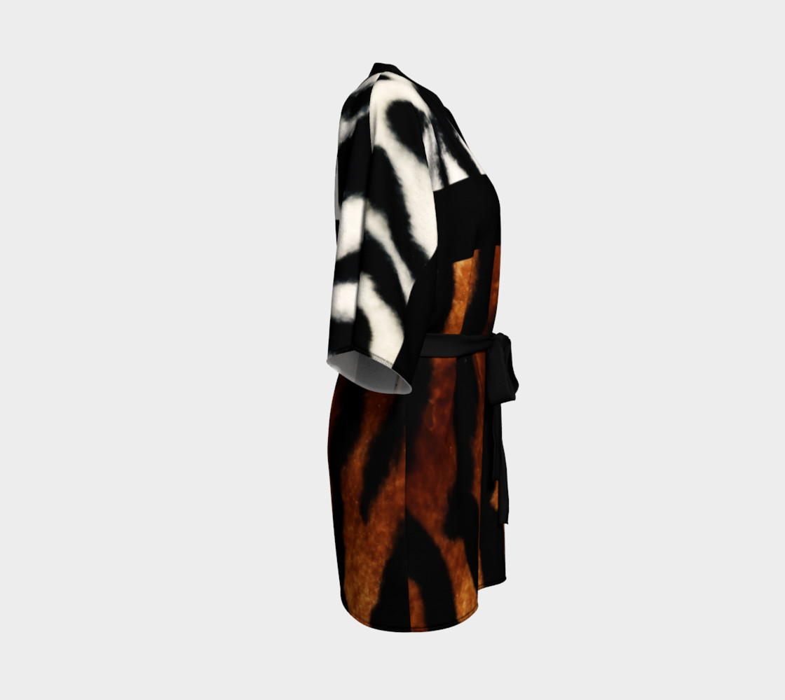 Tiger Fur Kimono Robe by GearX preview #3