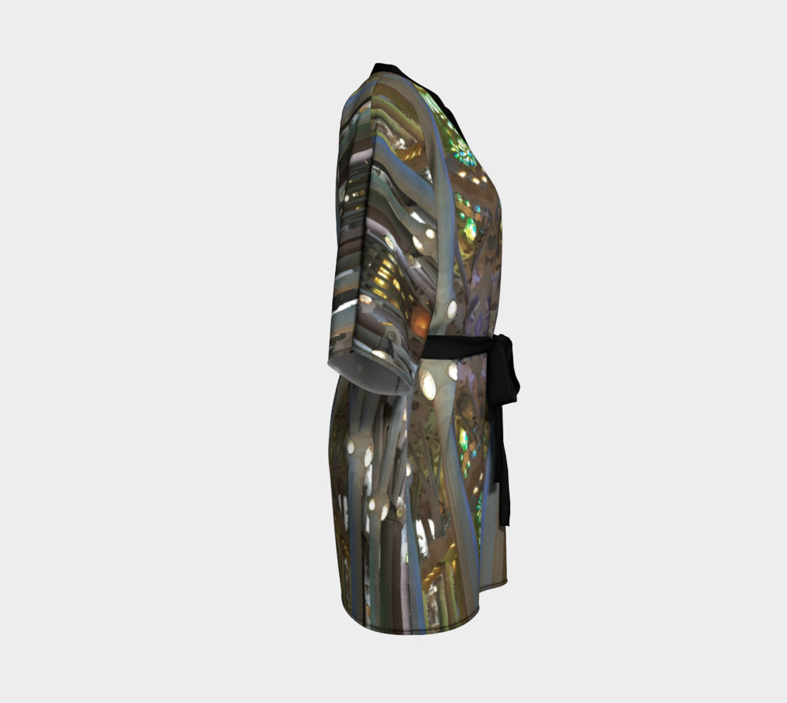Sagrada Familia striped colourful pattern preview #3