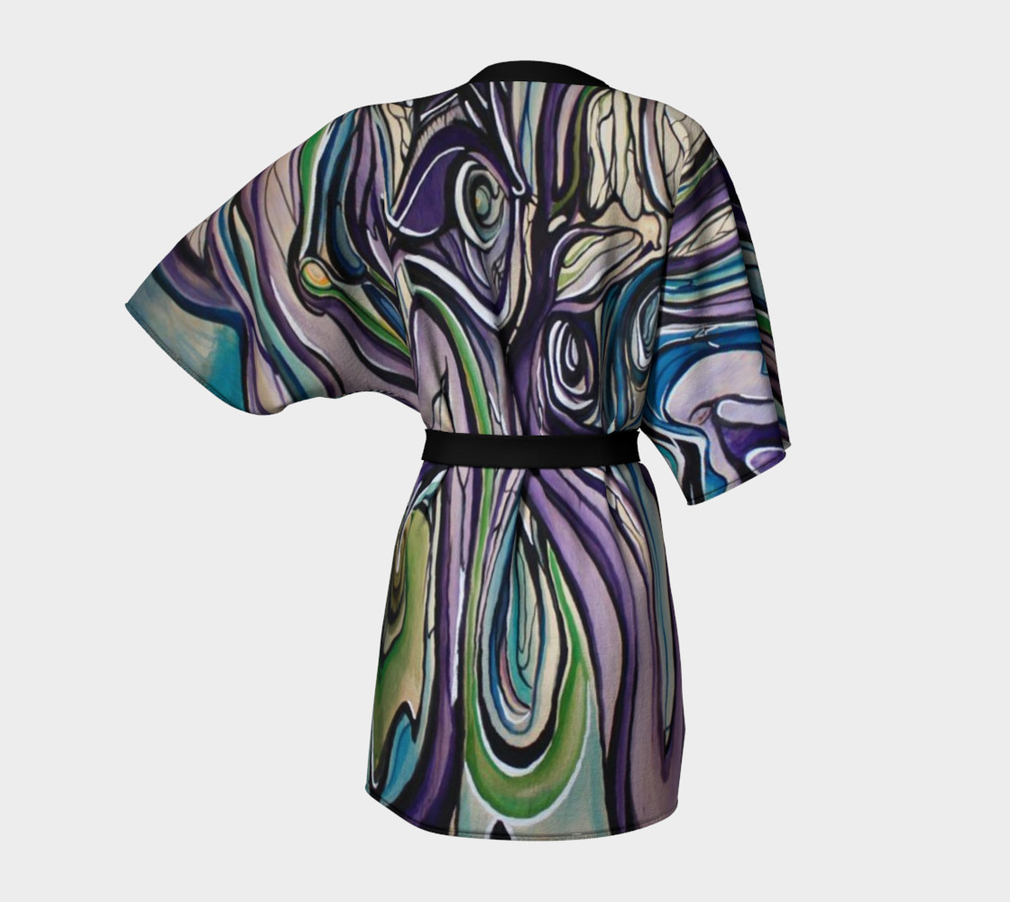 Purple Flow Dressing Robe preview #4